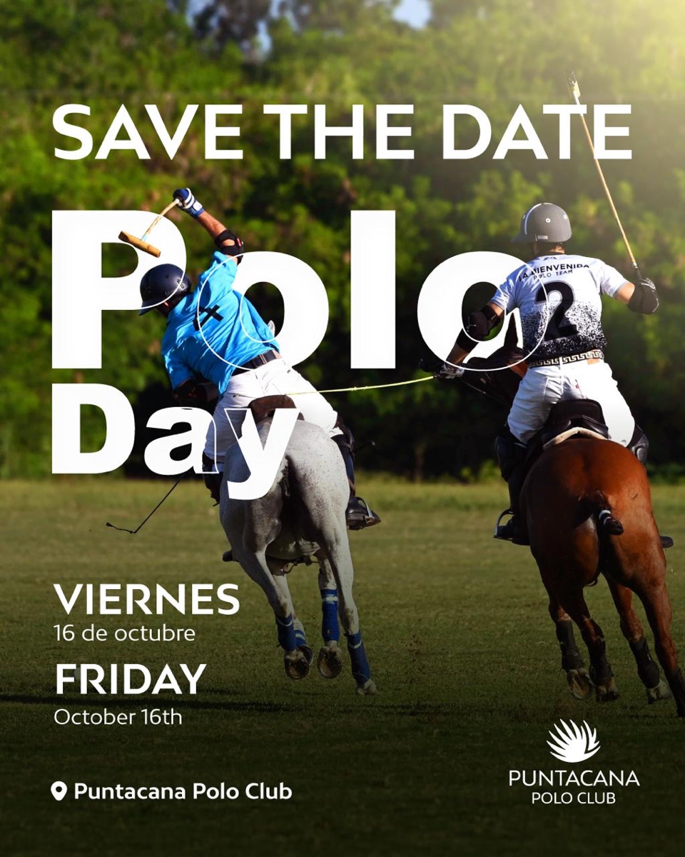 Puntacana Polo Club Polo Day announcement for Friday, October 16